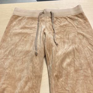 Juicy couture tan velour sweats